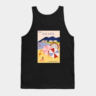 Brazil Travel Poster Tank Top